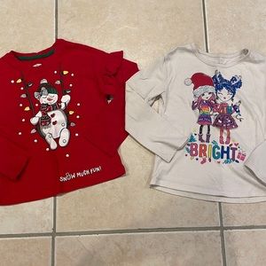 Girls Holiday Shirts